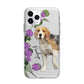 Personalised Dog Apple iPhone 11 Pro in Silver with Bumper Case