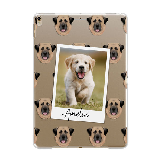 Personalised Dog Photo Apple iPad Gold Case