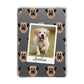 Personalised Dog Photo Apple iPad Grey Case