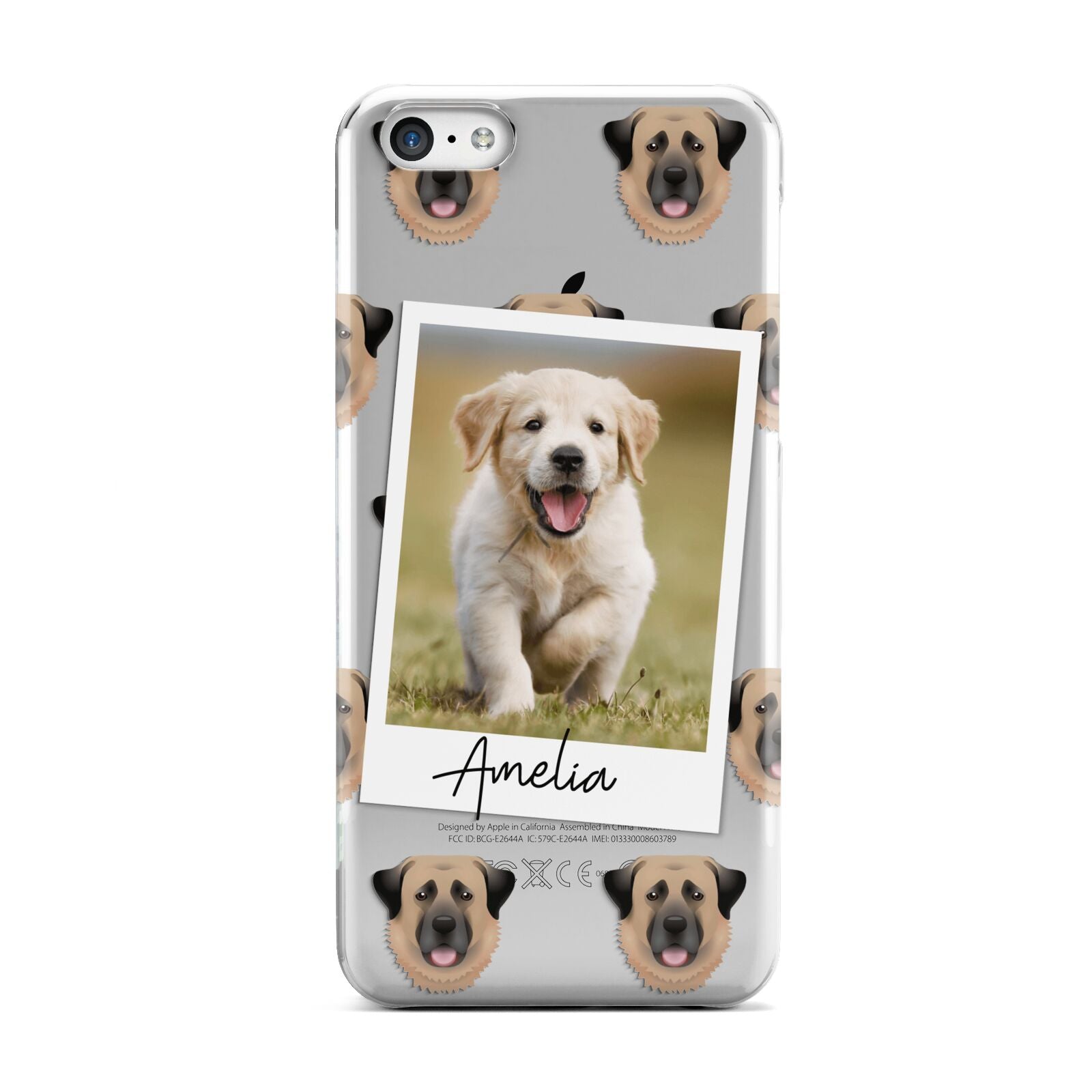 Personalised Dog Photo Apple iPhone 5c Case