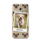 Personalised Dog Photo Samsung Galaxy A5 2017 Case on gold phone