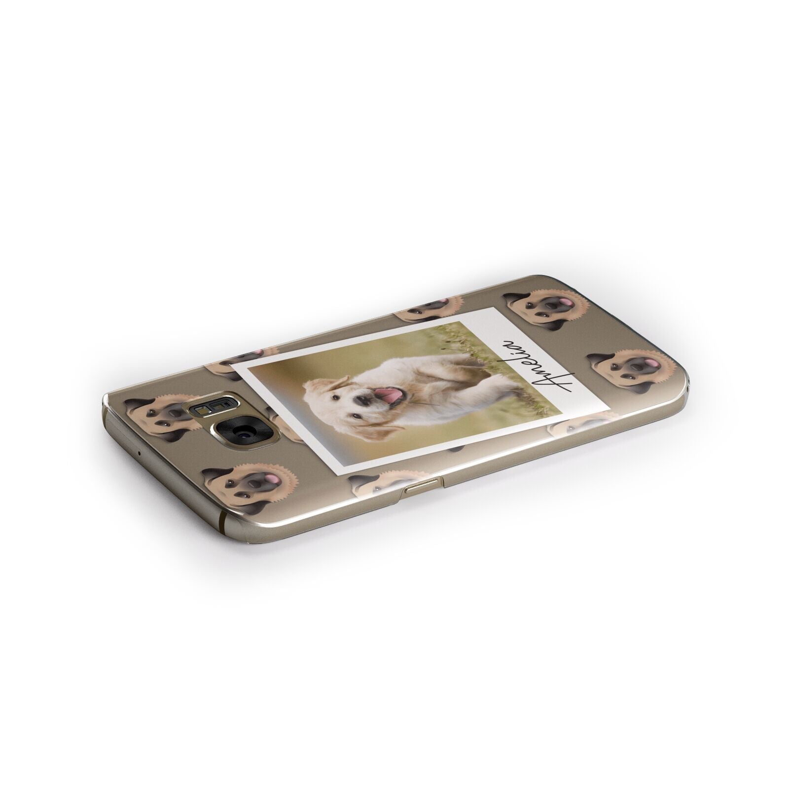 Personalised Dog Photo Samsung Galaxy Case Side Close Up