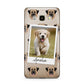 Personalised Dog Photo Samsung Galaxy J7 2016 Case on gold phone