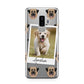 Personalised Dog Photo Samsung Galaxy S9 Plus Case on Silver phone