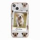Personalised Dog Photo iPhone 13 TPU Impact Case with Pink Edges