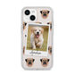 Personalised Dog Photo iPhone 14 Clear Tough Case Starlight