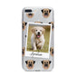 Personalised Dog Photo iPhone 7 Plus Bumper Case on Silver iPhone