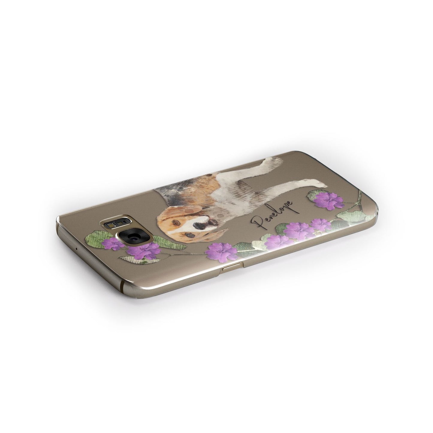 Personalised Dog Samsung Galaxy Case Side Close Up