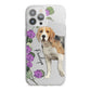 Personalised Dog iPhone 13 Pro Max TPU Impact Case with White Edges