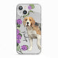 Personalised Dog iPhone 13 TPU Impact Case with White Edges