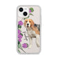 Personalised Dog iPhone 14 Clear Tough Case Starlight