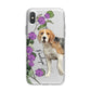Personalised Dog iPhone X Bumper Case on Silver iPhone Alternative Image 1