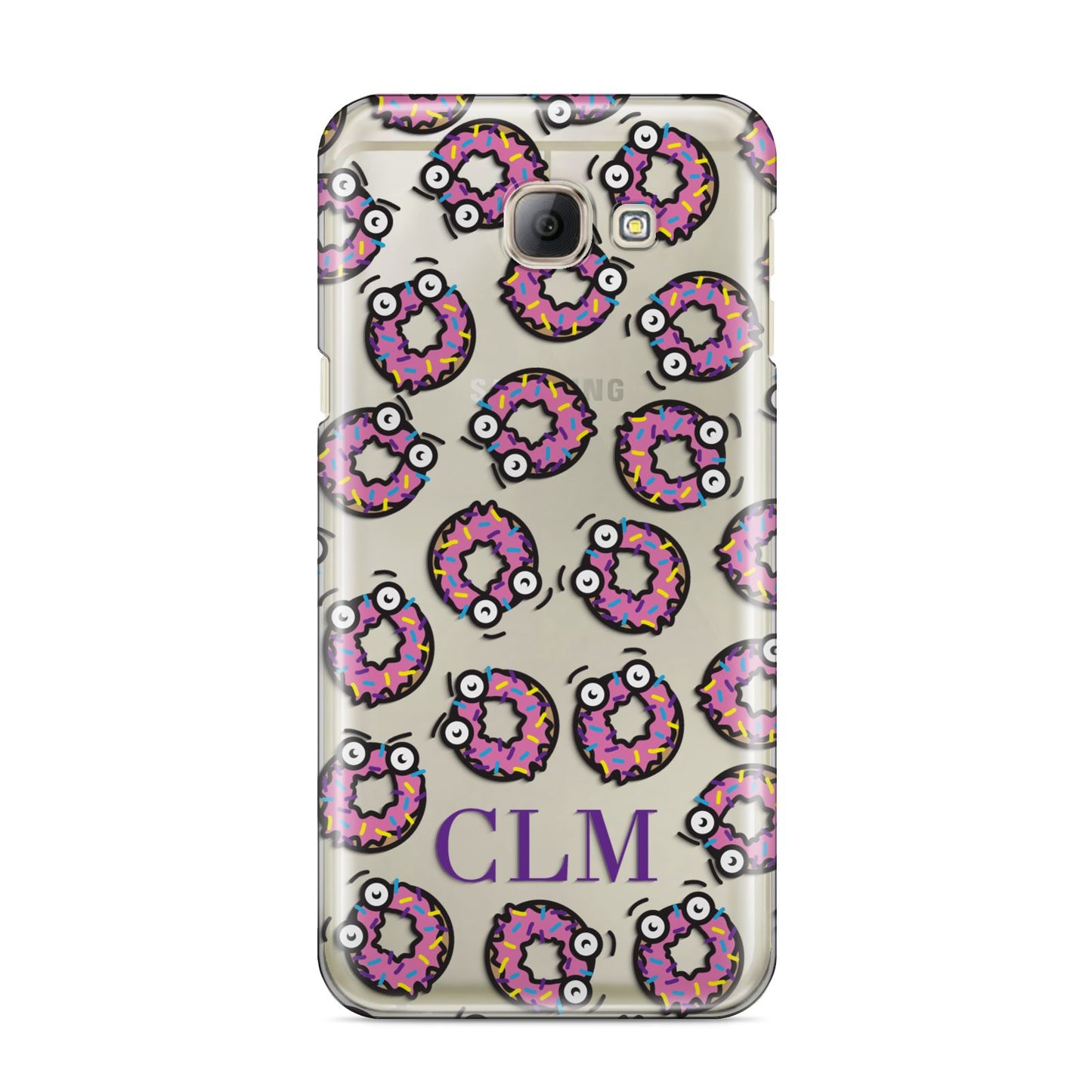 Personalised Donut Initials Samsung Galaxy A8 2016 Case