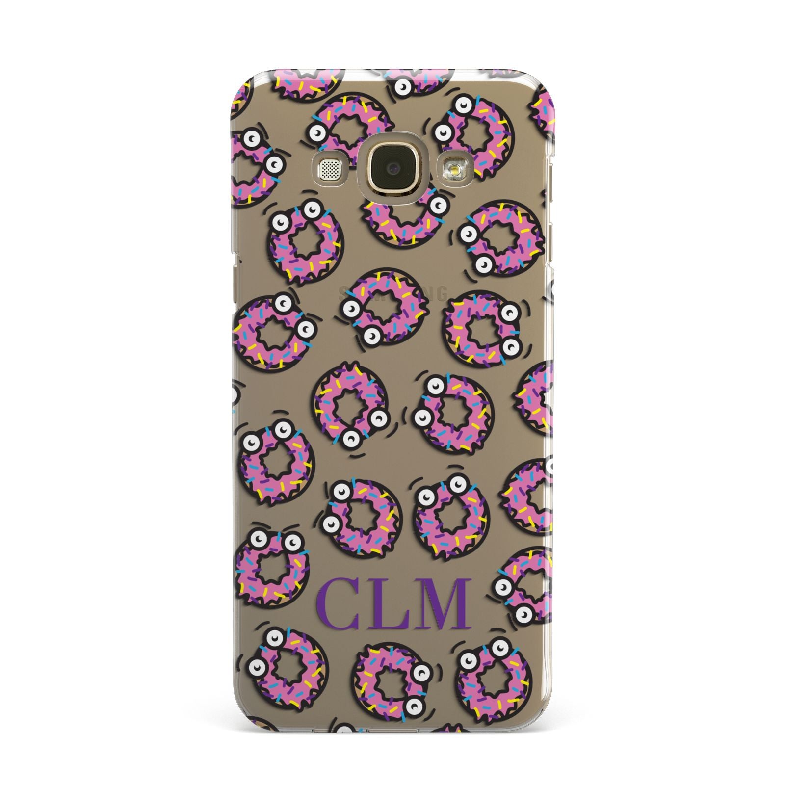 Personalised Donut Initials Samsung Galaxy A8 Case