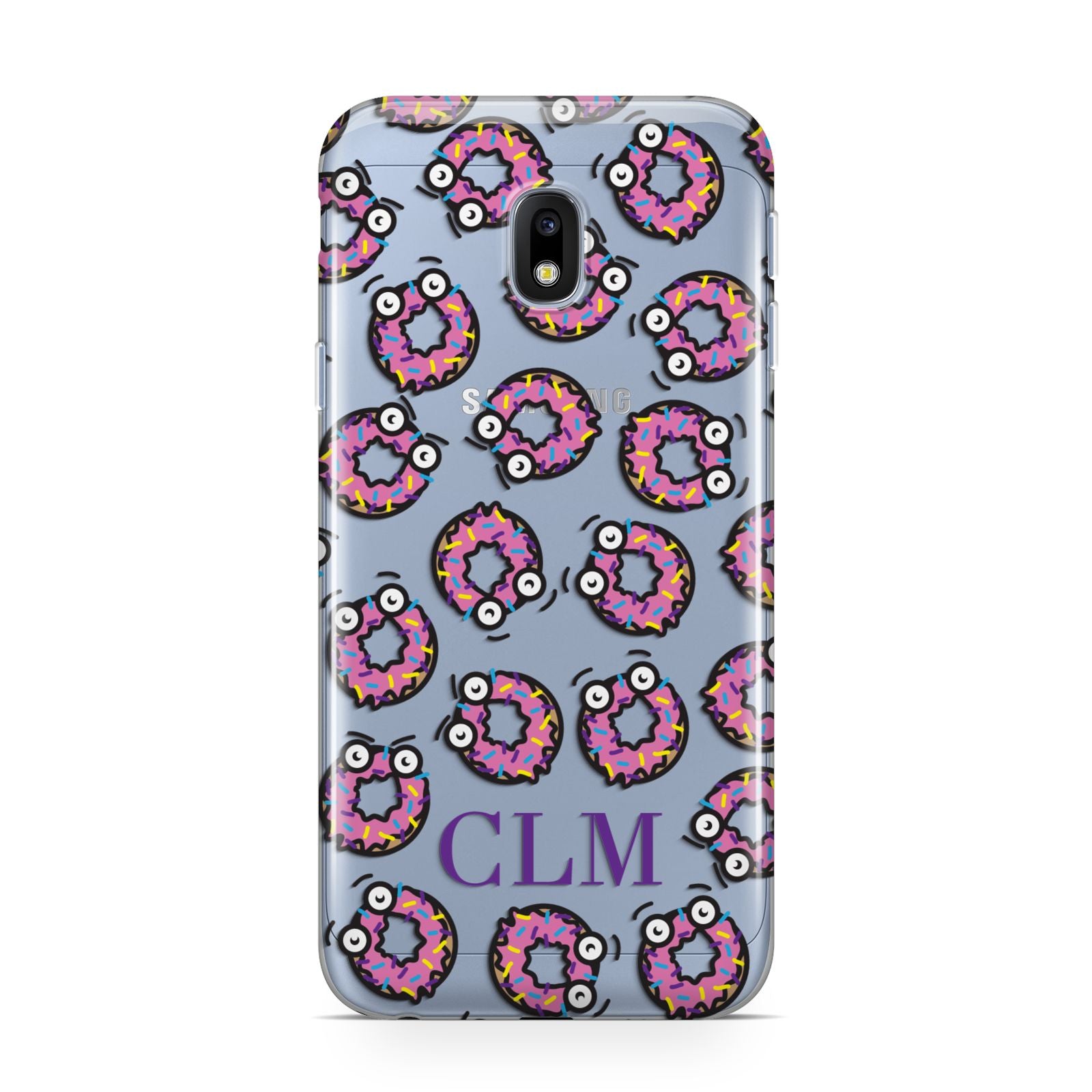 Personalised Donut Initials Samsung Galaxy J3 2017 Case