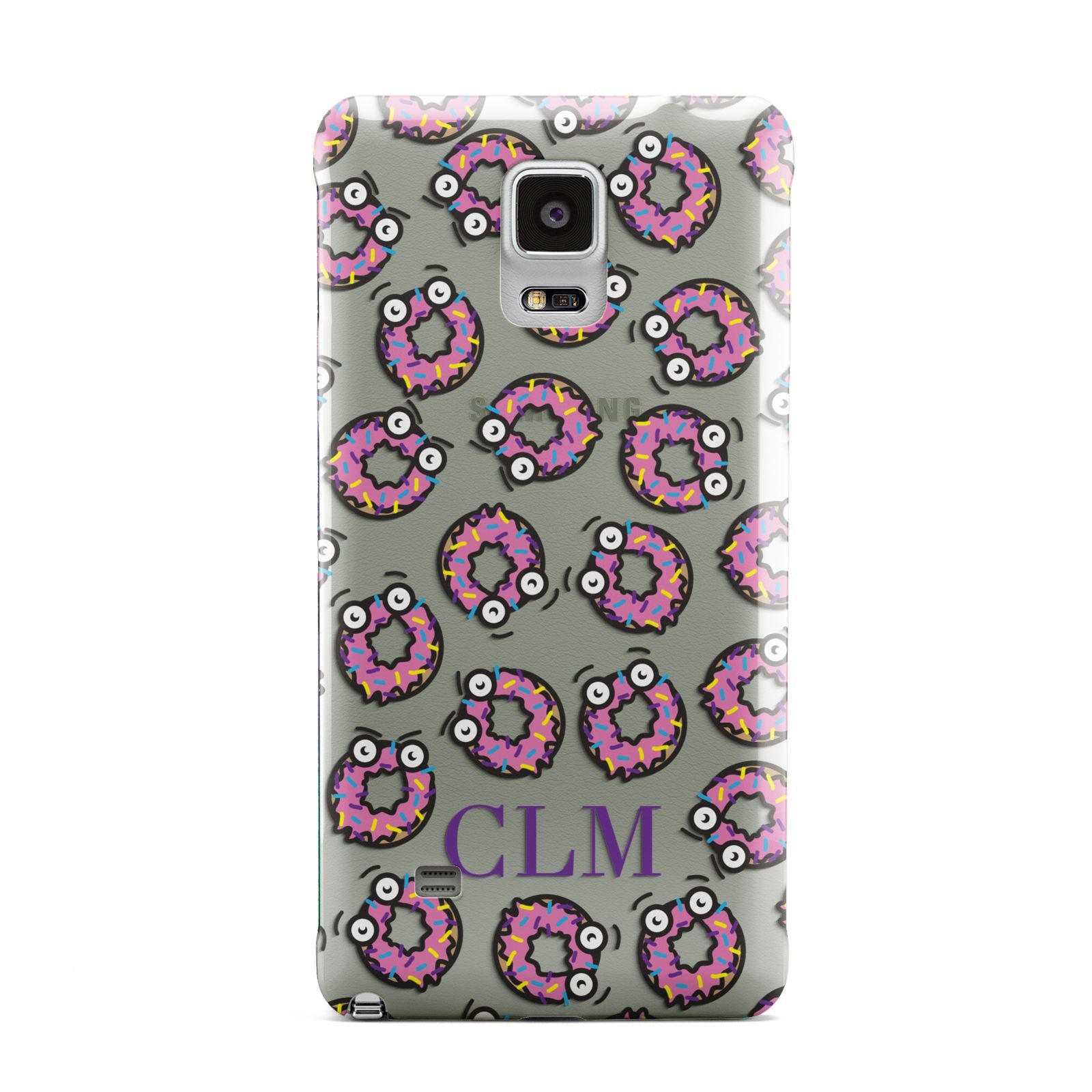 Personalised Donut Initials Samsung Galaxy Note 4 Case