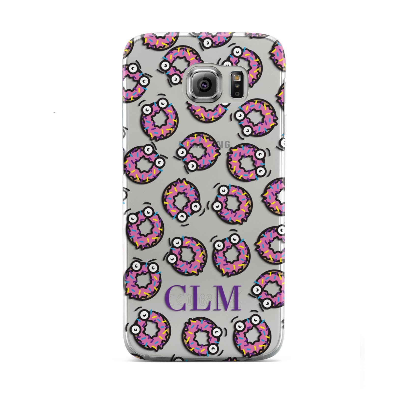 Personalised Donut Initials Samsung Galaxy S6 Case