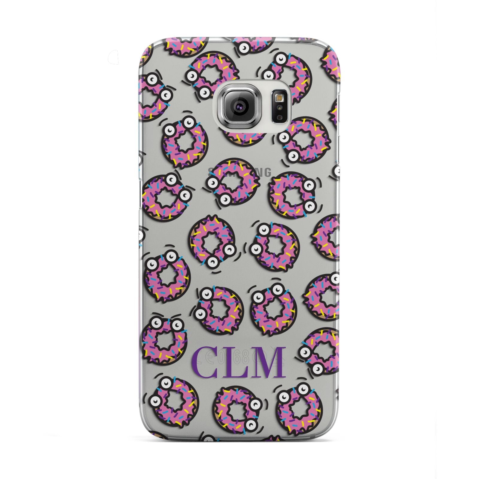 Personalised Donut Initials Samsung Galaxy S6 Edge Case