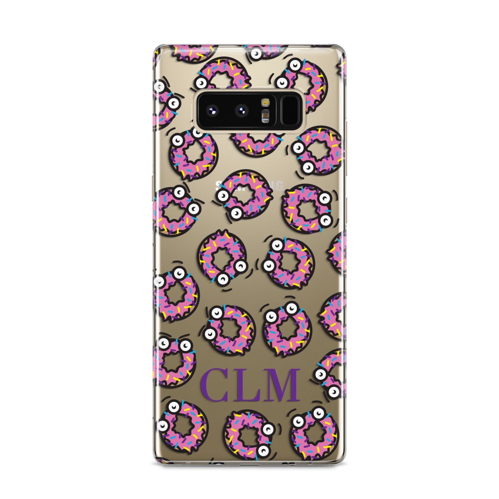Personalised Donut Initials Samsung Galaxy S8 Case