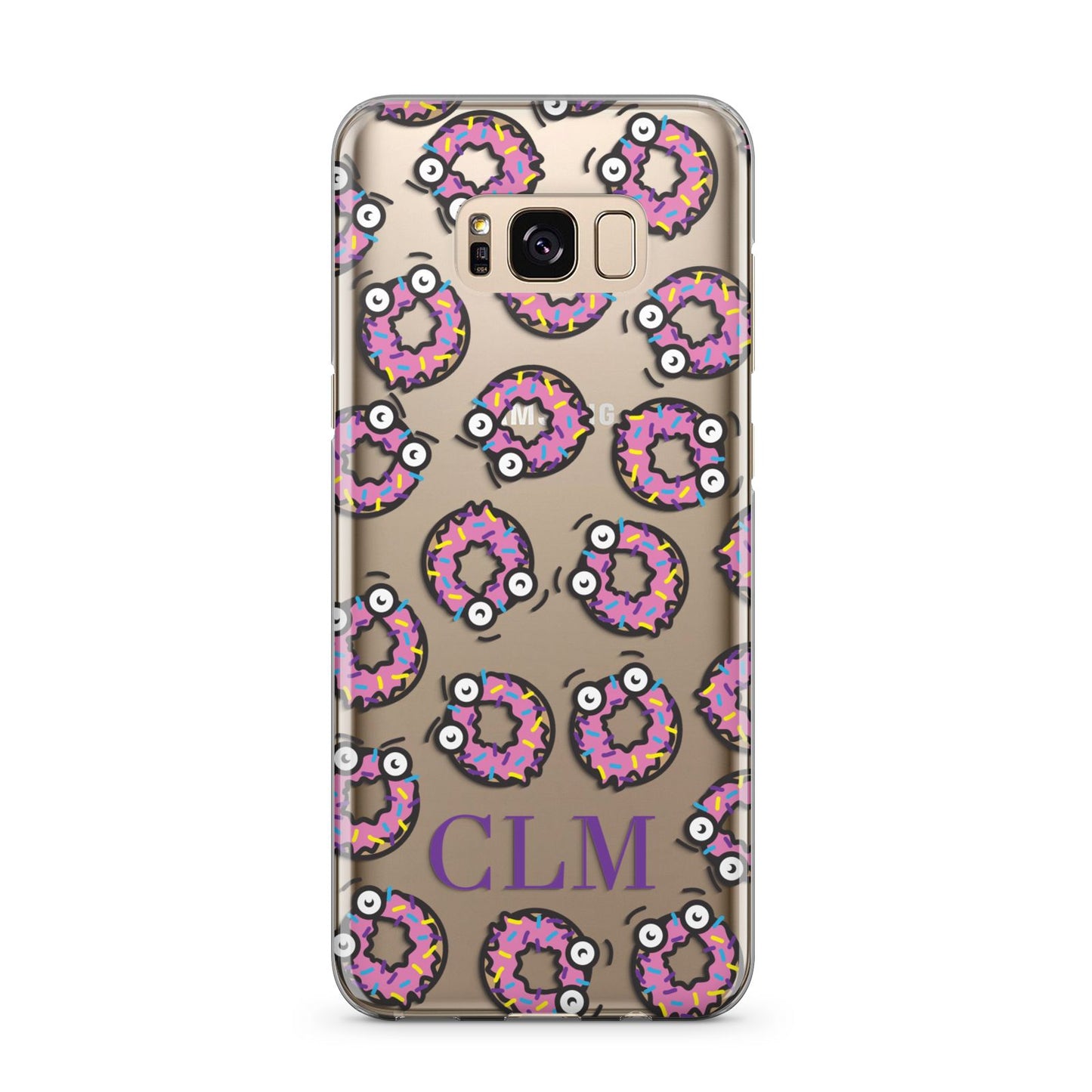 Personalised Donut Initials Samsung Galaxy S8 Plus Case
