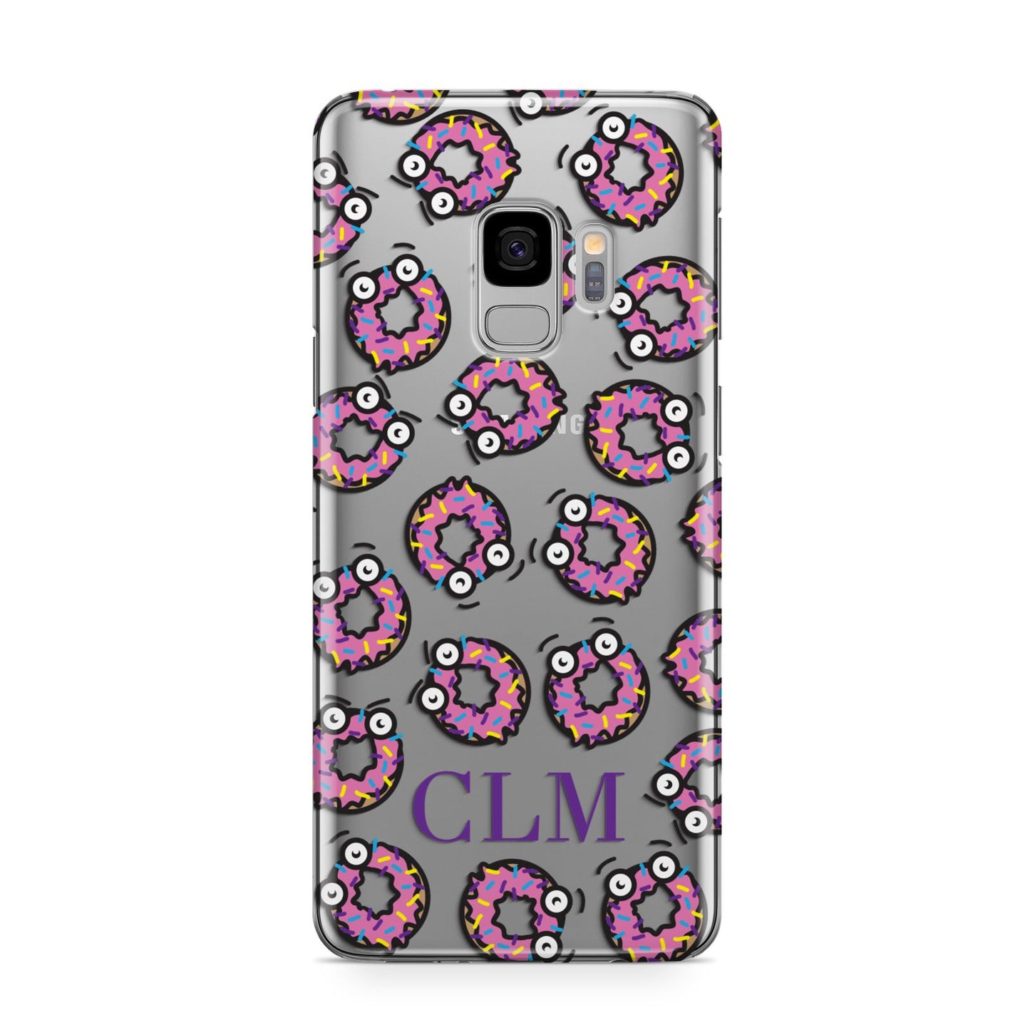 Personalised Donut Initials Samsung Galaxy S9 Case