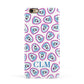 Personalised Donut Police Initials Apple iPhone 6 3D Snap Case