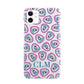Personalised Donut Police Initials iPhone 11 3D Snap Case