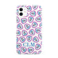 Personalised Donut Police Initials iPhone 11 3D Tough Case