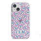 Personalised Donut Police Initials iPhone 13 Mini TPU Impact Case with White Edges