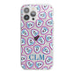 Personalised Donut Police Initials iPhone 13 Pro Max TPU Impact Case with White Edges