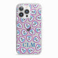 Personalised Donut Police Initials iPhone 13 Pro TPU Impact Case with White Edges