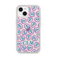Personalised Donut Police Initials iPhone 14 Clear Tough Case Starlight