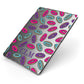 Personalised Donuts Initials Apple iPad Case on Grey iPad Side View