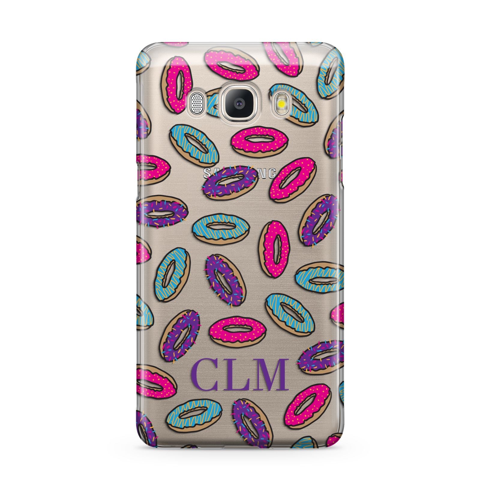 Personalised Donuts Initials Samsung Galaxy J5 2016 Case