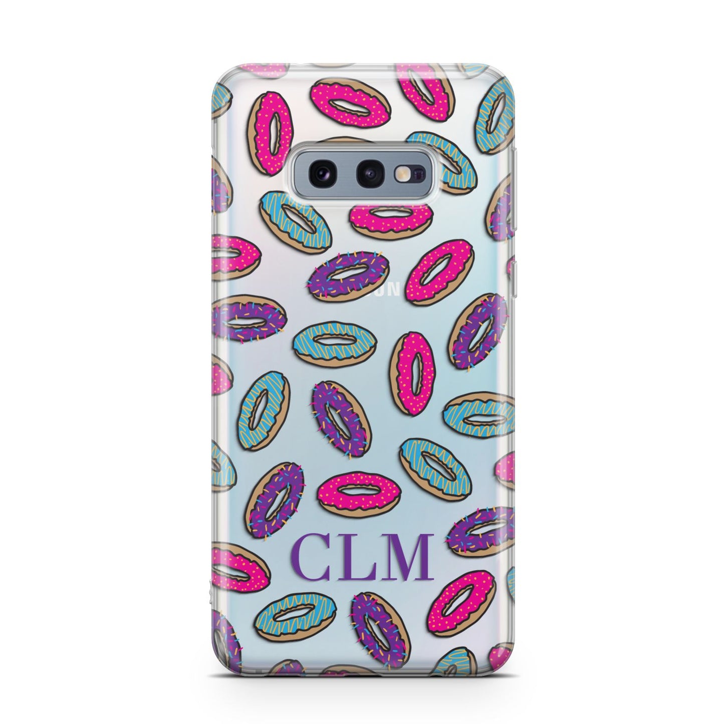 Personalised Donuts Initials Samsung Galaxy S10E Case