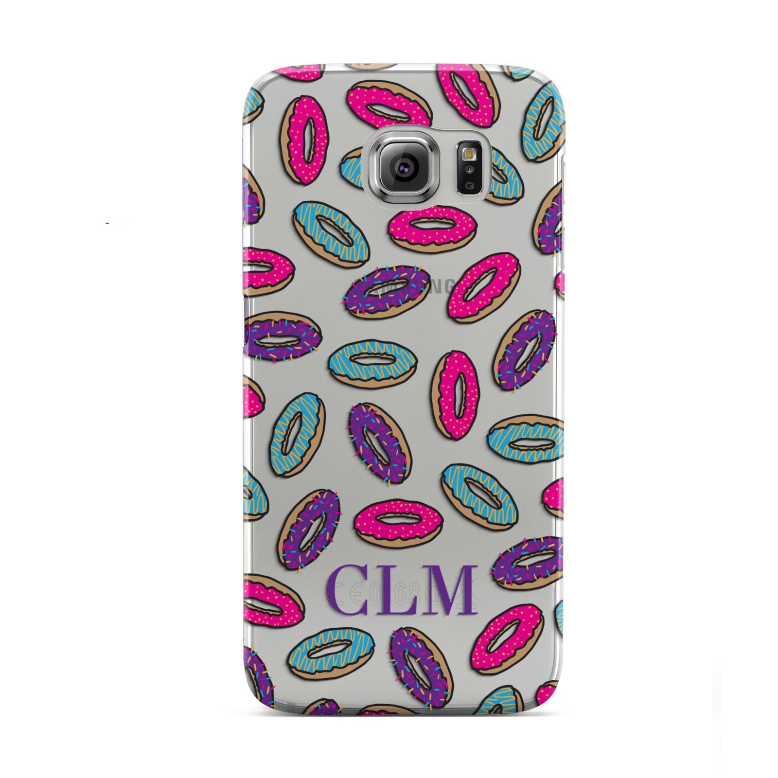 Personalised Donuts Initials Samsung Galaxy S6 Case