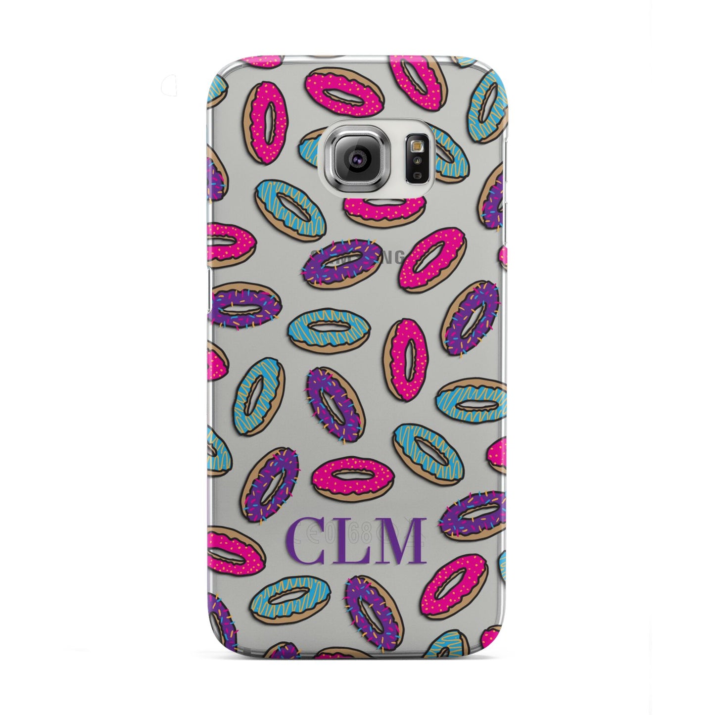 Personalised Donuts Initials Samsung Galaxy S6 Edge Case