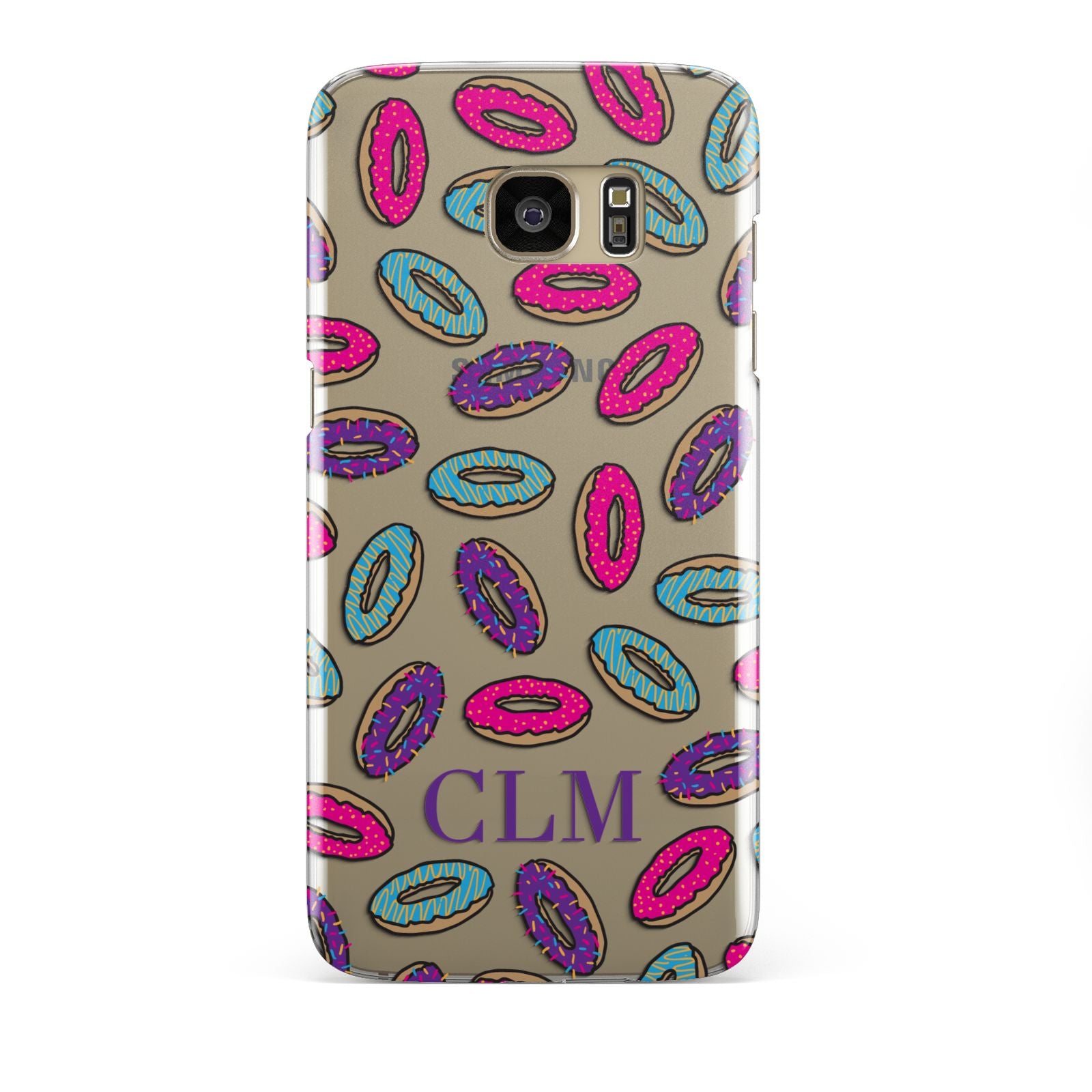 Personalised Donuts Initials Samsung Galaxy S7 Edge Case