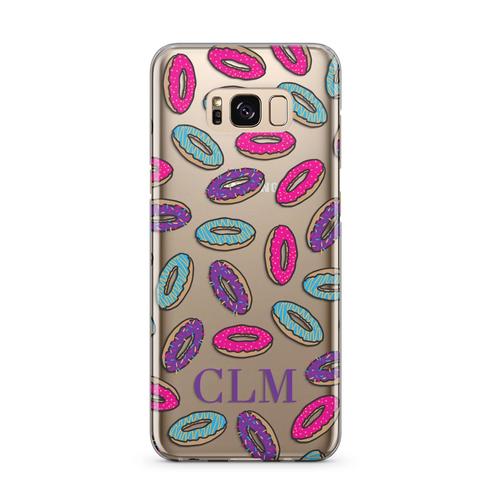 Personalised Donuts Initials Samsung Galaxy S8 Plus Case