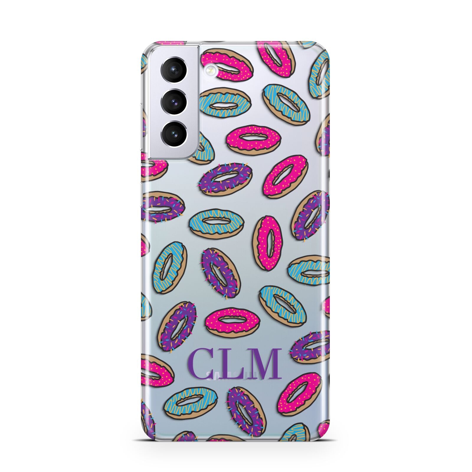 Personalised Donuts Initials Samsung S21 Plus Phone Case