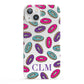Personalised Donuts Initials iPhone 13 Full Wrap 3D Snap Case