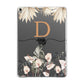 Personalised Dried Flowers Apple iPad Grey Case