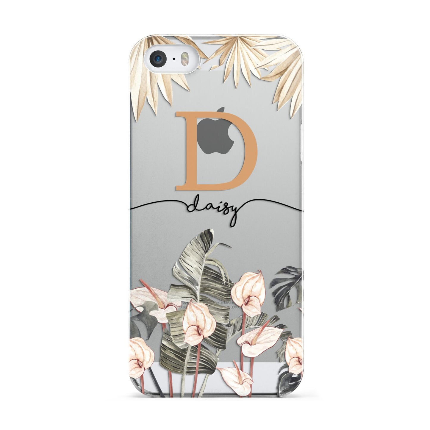 Personalised Dried Flowers Apple iPhone 5 Case
