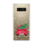 Personalised Driving Home For Christmas Samsung Galaxy Note 8 Case