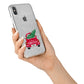 Personalised Driving Home For Christmas iPhone X Bumper Case on Silver iPhone Alternative Image 2