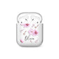 Personalised Dusty Pink Flowers AirPods Case