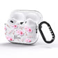 Personalised Dusty Pink Flowers AirPods Pro Glitter Case Side Image