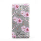 Personalised Dusty Pink Flowers Samsung Galaxy Note 3 Case
