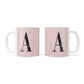 Personalised Dusty Pink Initial 10oz Mug Alternative Image 3
