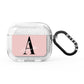 Personalised Dusty Pink Initial AirPods Glitter Case 3rd Gen